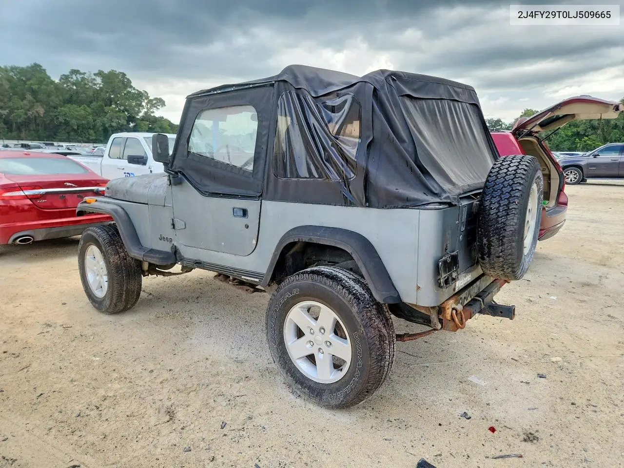 1990 Jeep Wrangler / Yj VIN: 2J4FY29T0LJ509665 Lot: 61439286