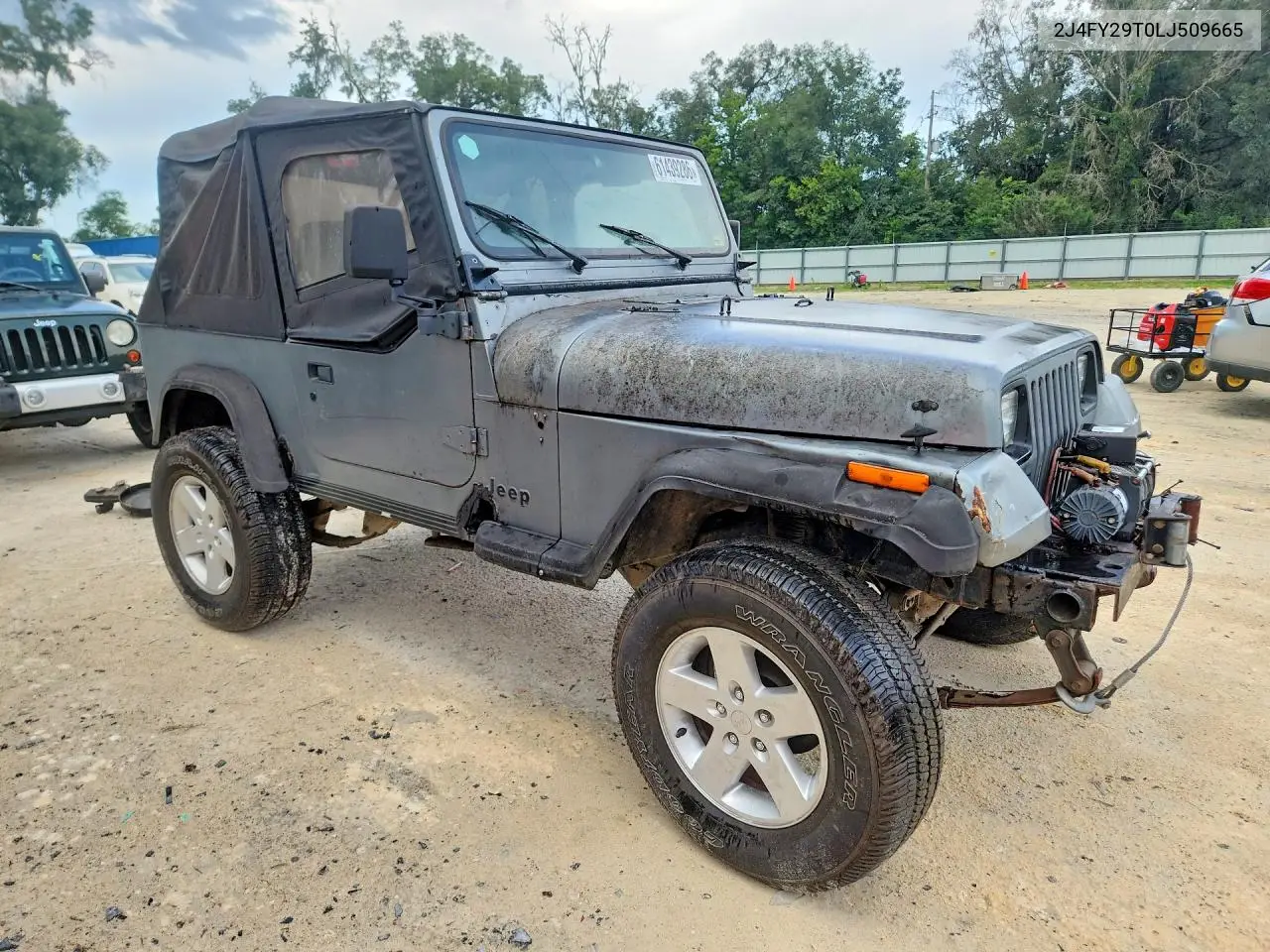 1990 Jeep Wrangler / Yj VIN: 2J4FY29T0LJ509665 Lot: 61439286
