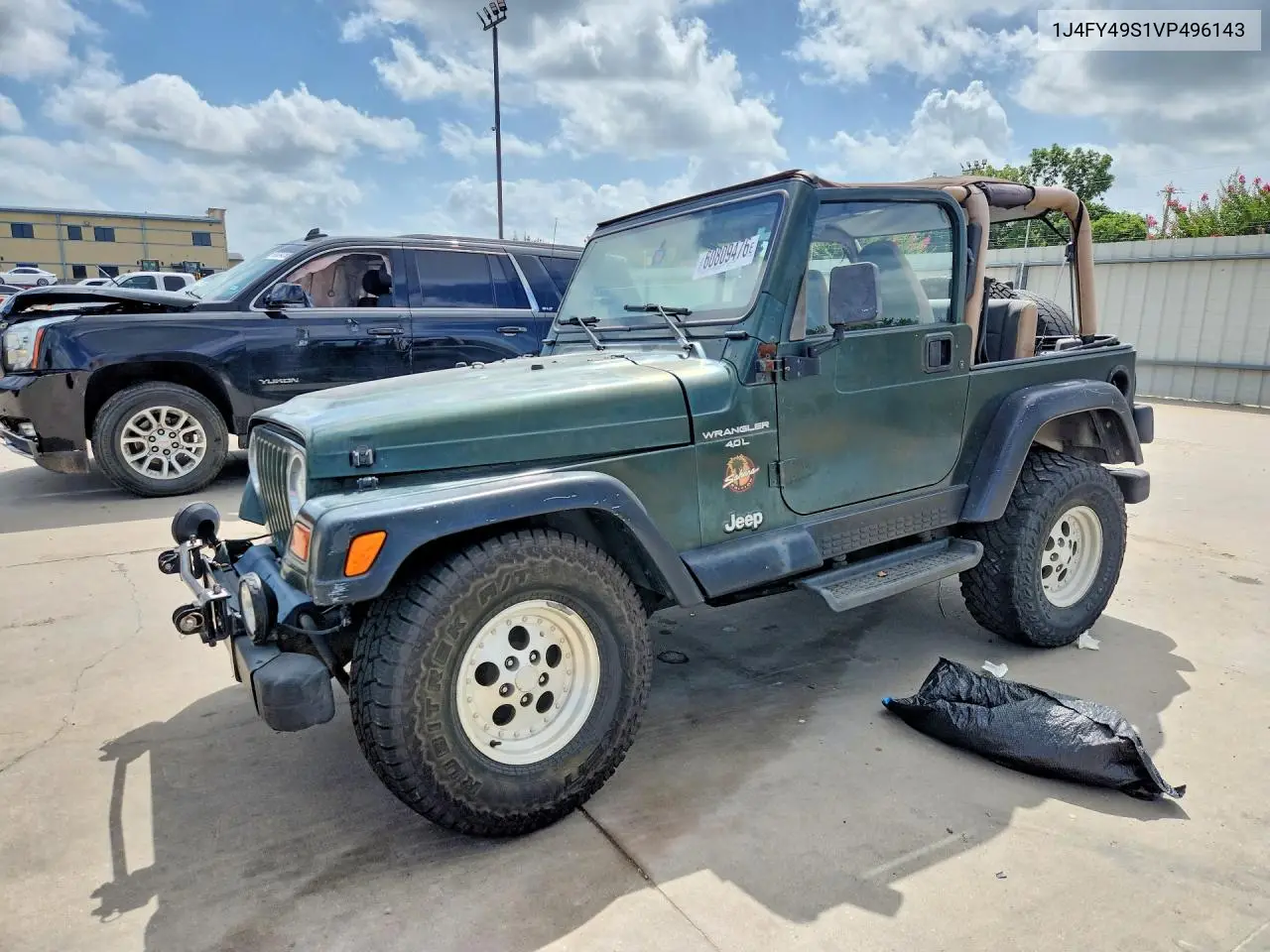 1997 Jeep Wrangler / Tj Sahara VIN: 1J4FY49S1VP496143 Lot: 60809476