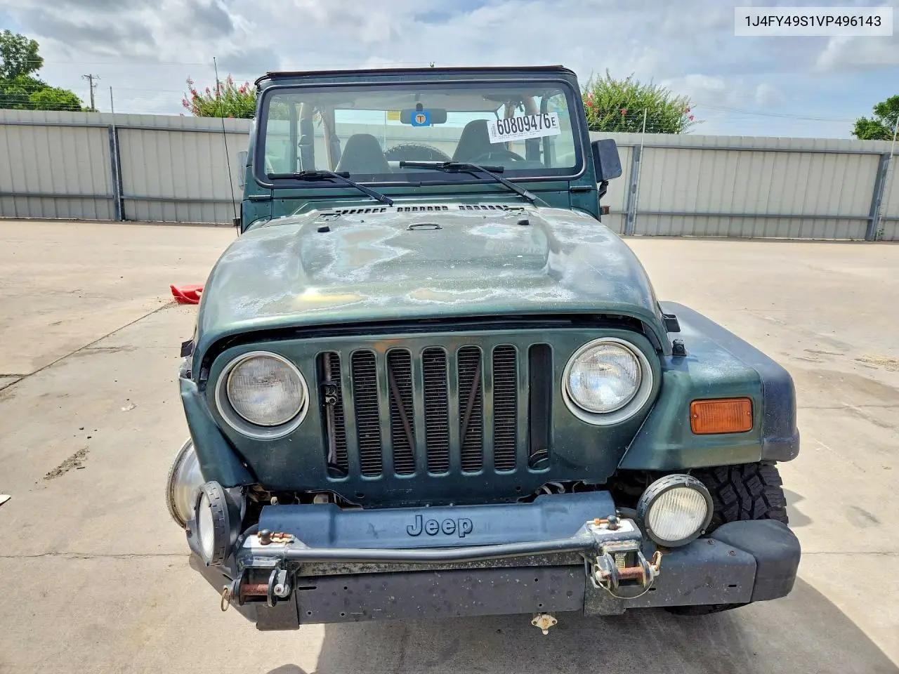 1997 Jeep Wrangler / Tj Sahara VIN: 1J4FY49S1VP496143 Lot: 60809476