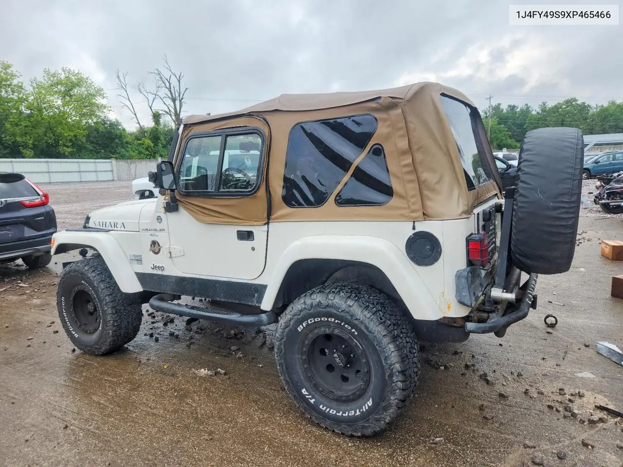 1999 Jeep Wrangler / Tj Sahara VIN: 1J4FY49S9XP465466 Lot: 58309906