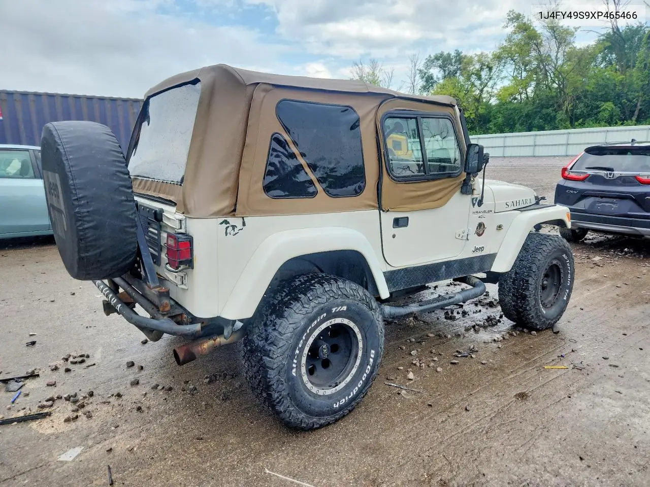 1999 Jeep Wrangler / Tj Sahara VIN: 1J4FY49S9XP465466 Lot: 58309906