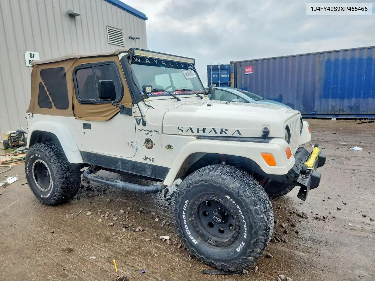 1999 Jeep Wrangler / Tj Sahara VIN: 1J4FY49S9XP465466 Lot: 58309906