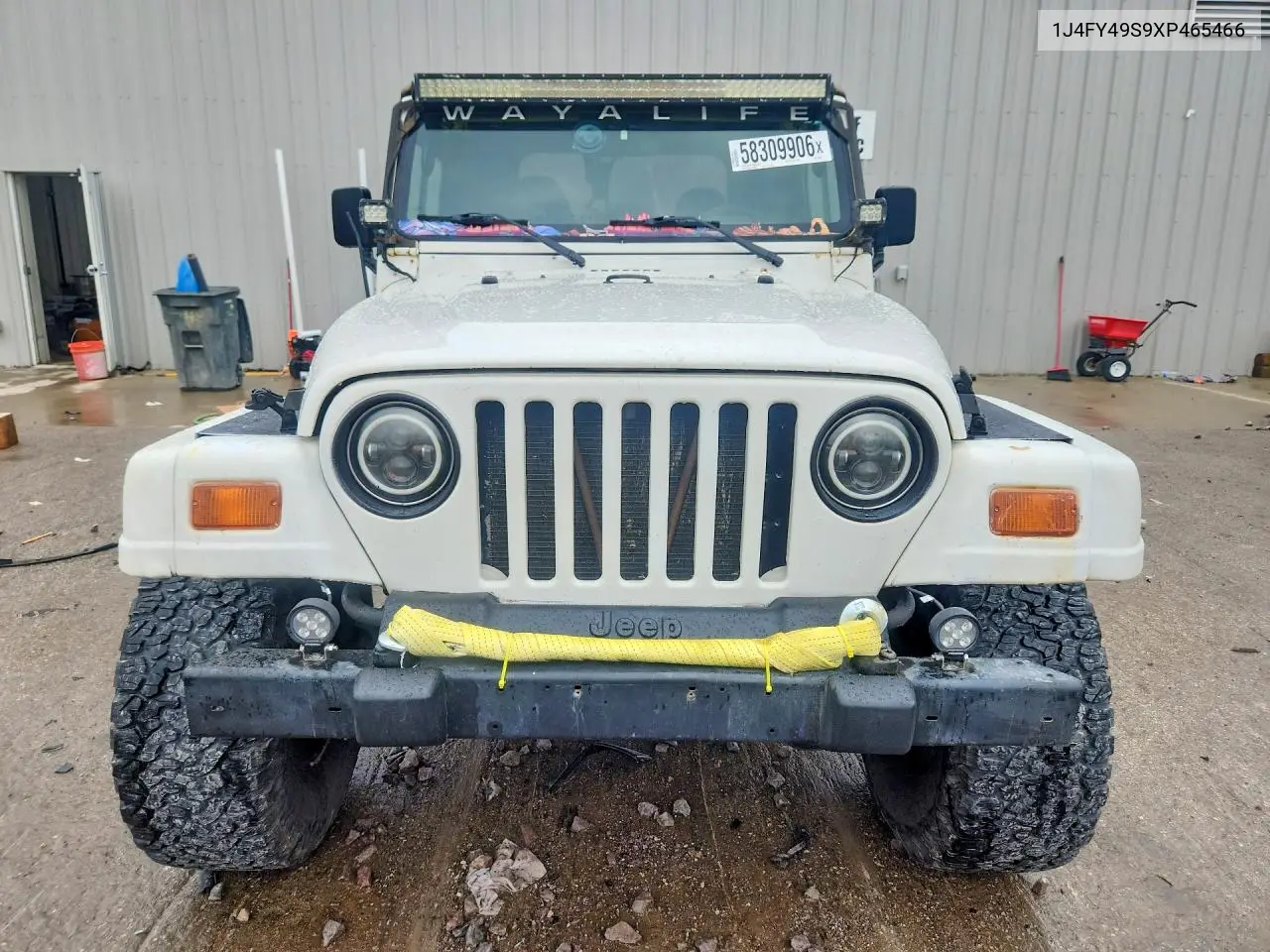 1999 Jeep Wrangler / Tj Sahara VIN: 1J4FY49S9XP465466 Lot: 58309906
