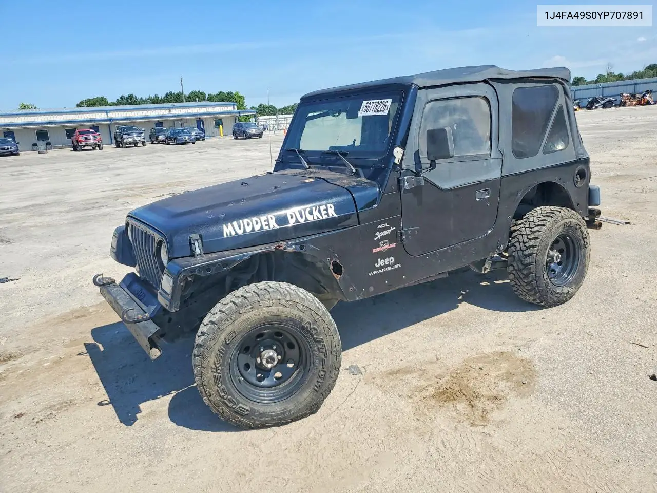 1J4FA49S0YP707891 2000 Jeep Wrangler / Tj Sport