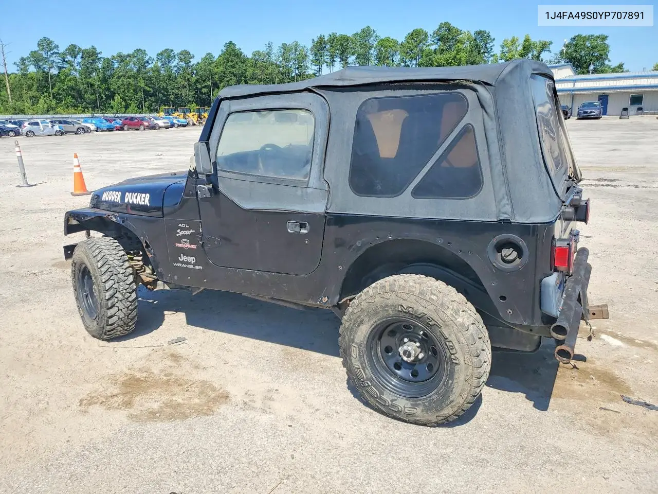 1J4FA49S0YP707891 2000 Jeep Wrangler / Tj Sport