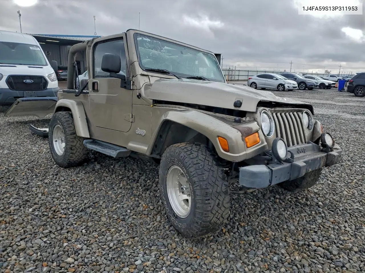 1J4FA59S13P311953 2003 Jeep Wrangler / Tj Sahara