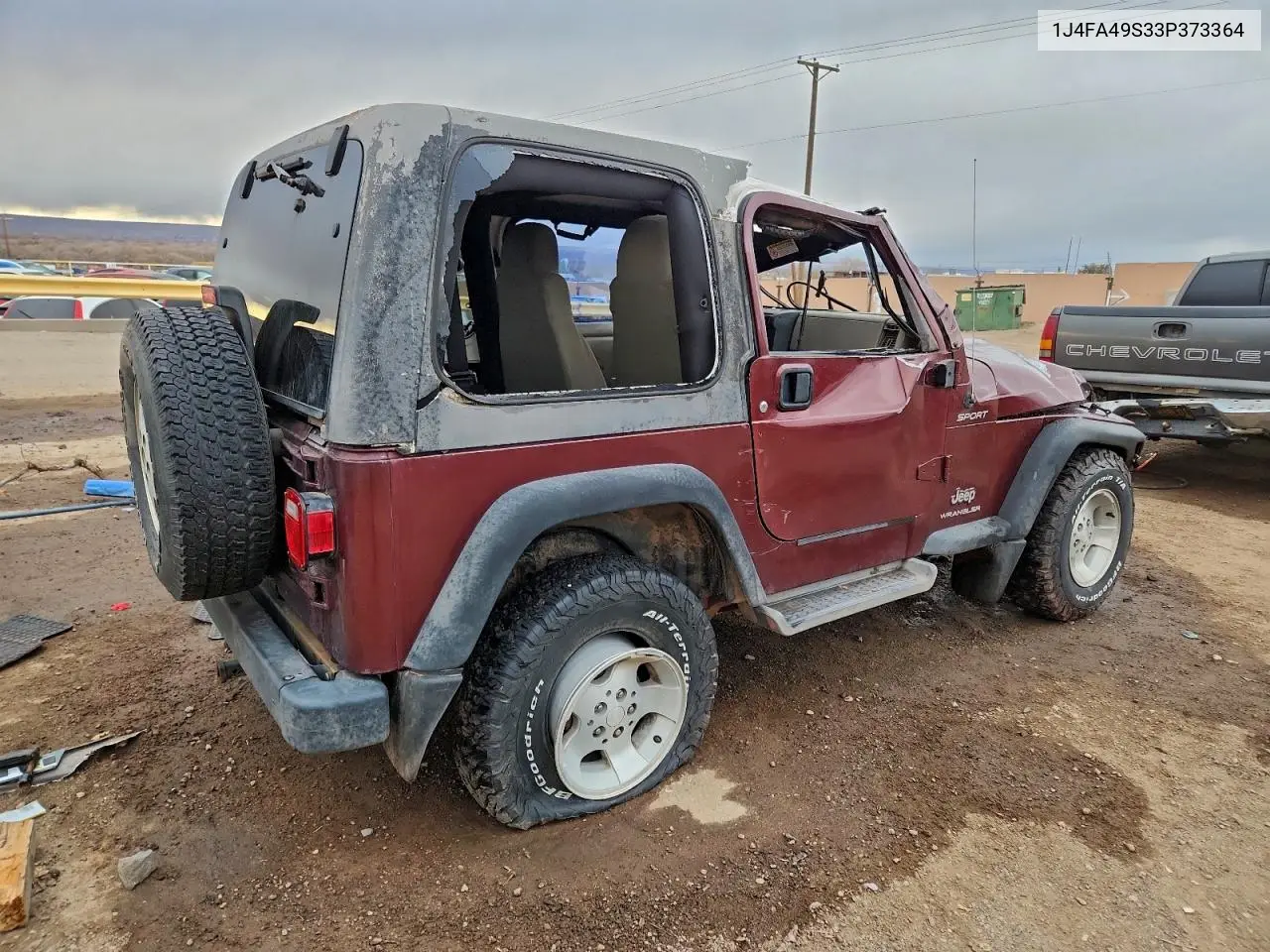 1J4FA49S33P373364 2003 Jeep Wrangler / Tj Sport