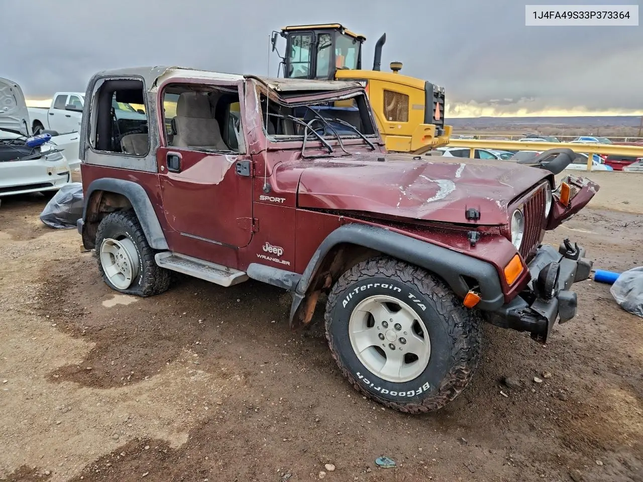 1J4FA49S33P373364 2003 Jeep Wrangler / Tj Sport