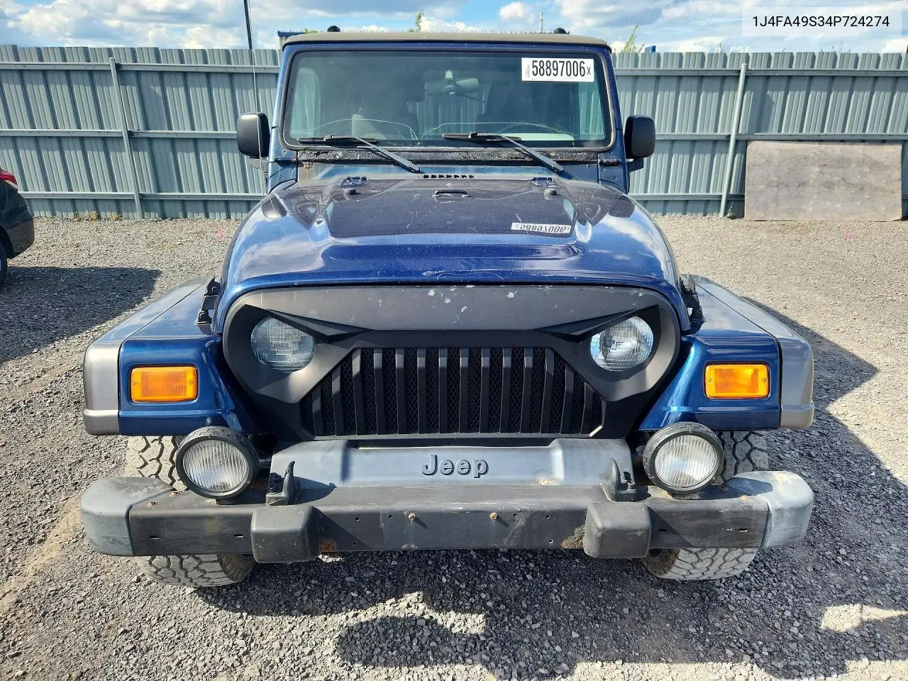 2004 Jeep Wrangler / Tj Sport VIN: 1J4FA49S34P724274 Lot: 58897006