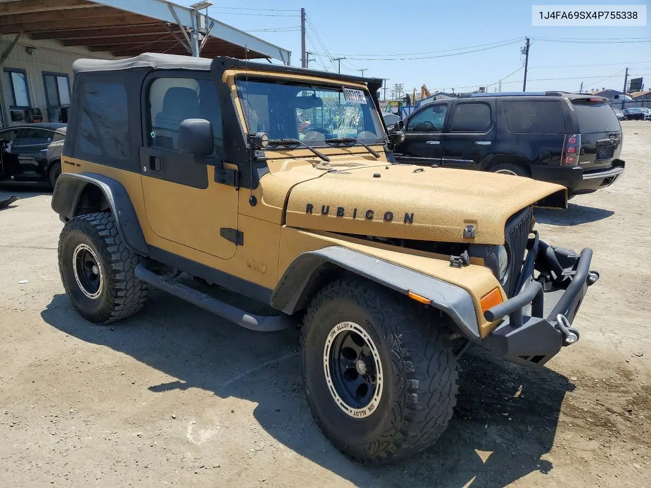 2004 Jeep Wrangler / Tj Rubicon VIN: 1J4FA69SX4P755338 Lot: 59007176