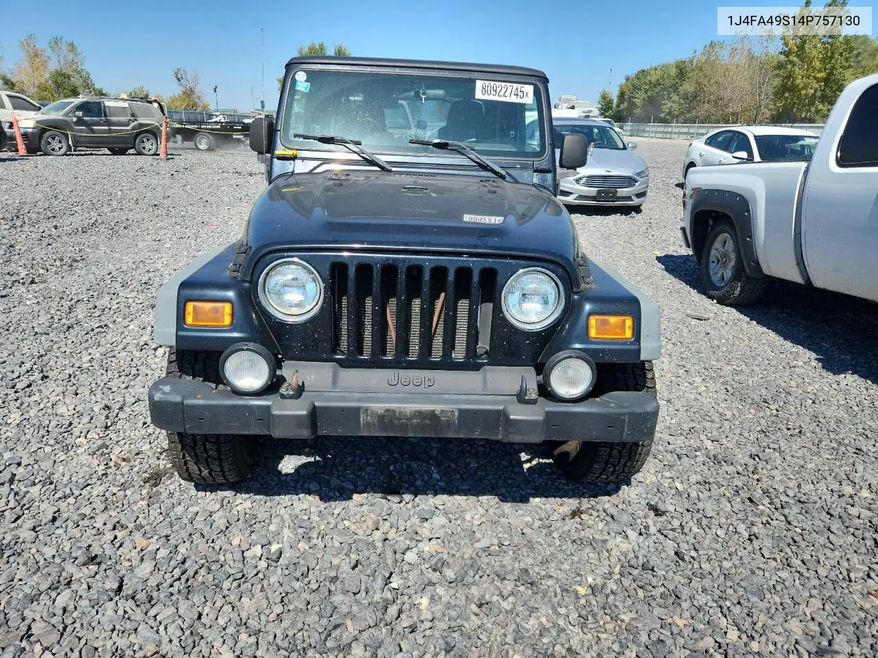 1J4FA49S14P757130 2004 Jeep Wrangler / Tj Sport