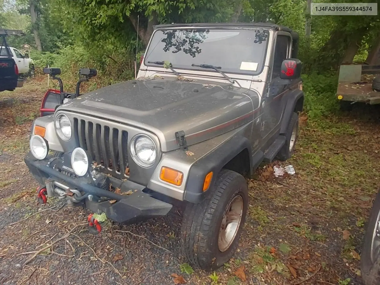 2005 Jeep Wrangler X VIN: 1J4FA39S55P344574 Lot: 55272396