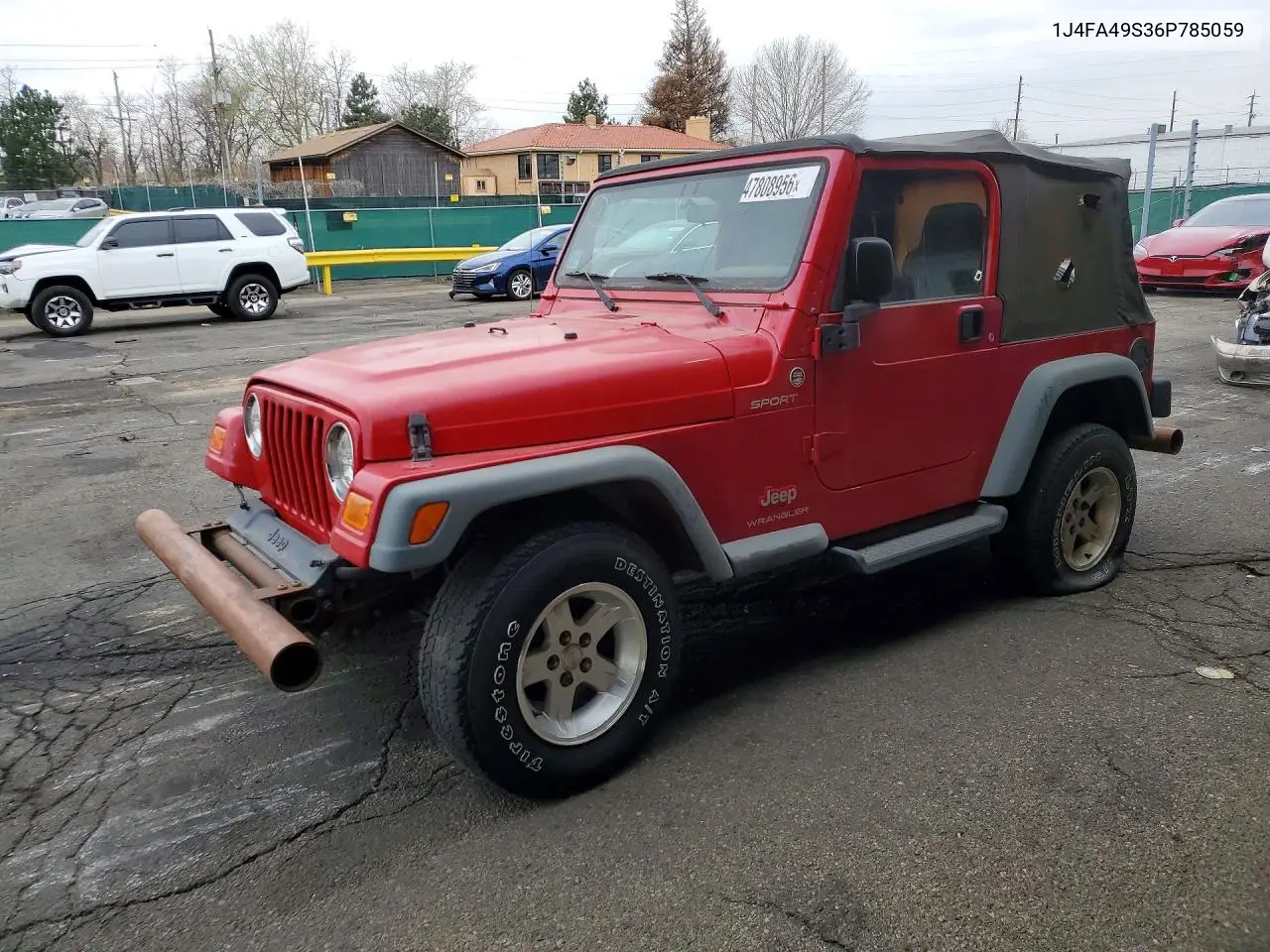 1J4FA49S36P785059 2006 Jeep Wrangler / Tj Sport