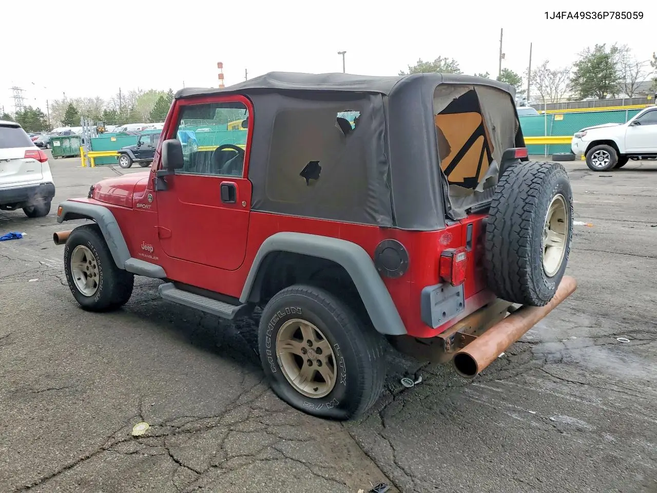 1J4FA49S36P785059 2006 Jeep Wrangler / Tj Sport