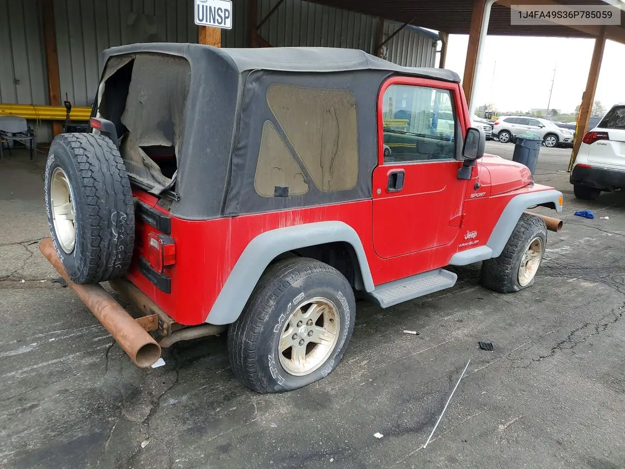 1J4FA49S36P785059 2006 Jeep Wrangler / Tj Sport