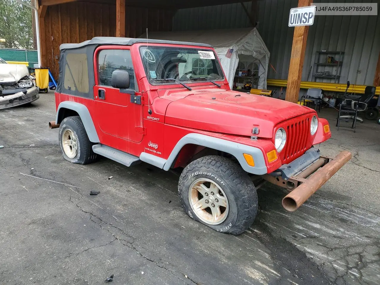 1J4FA49S36P785059 2006 Jeep Wrangler / Tj Sport