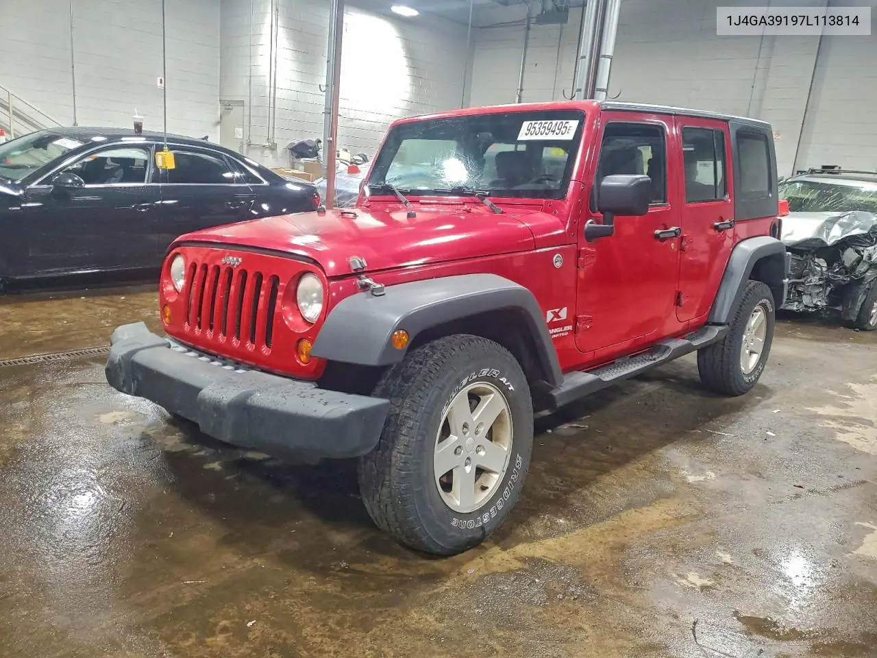 1J4GA39197L113814 2007 Jeep Wrangler X