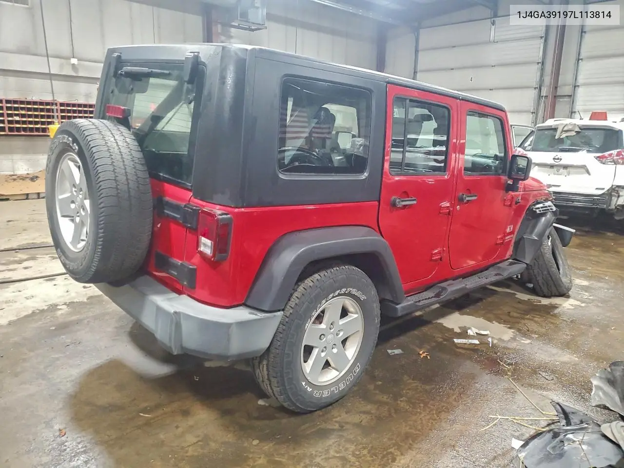 1J4GA39197L113814 2007 Jeep Wrangler X