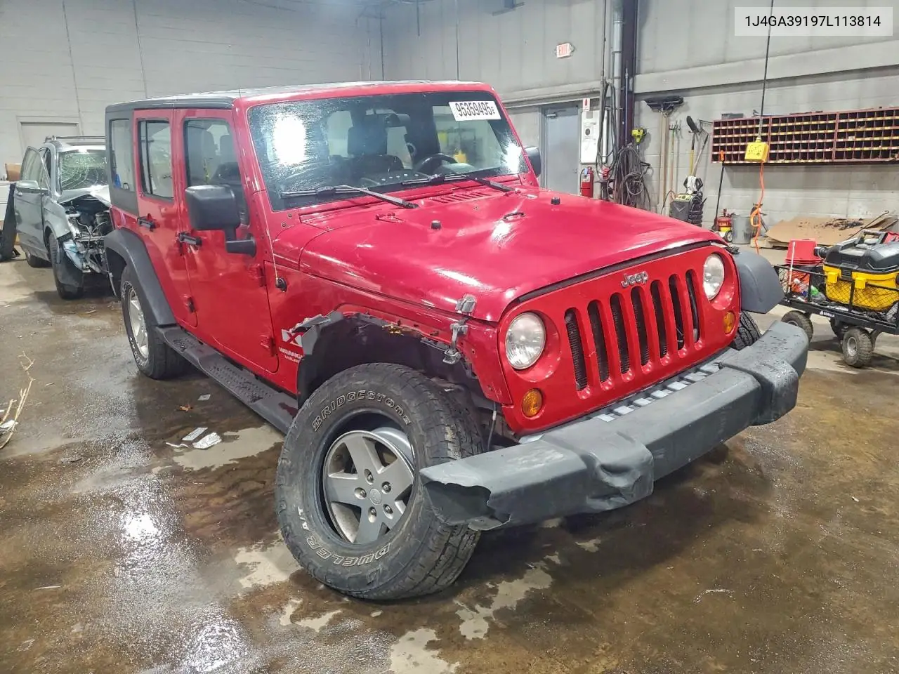 1J4GA39197L113814 2007 Jeep Wrangler X