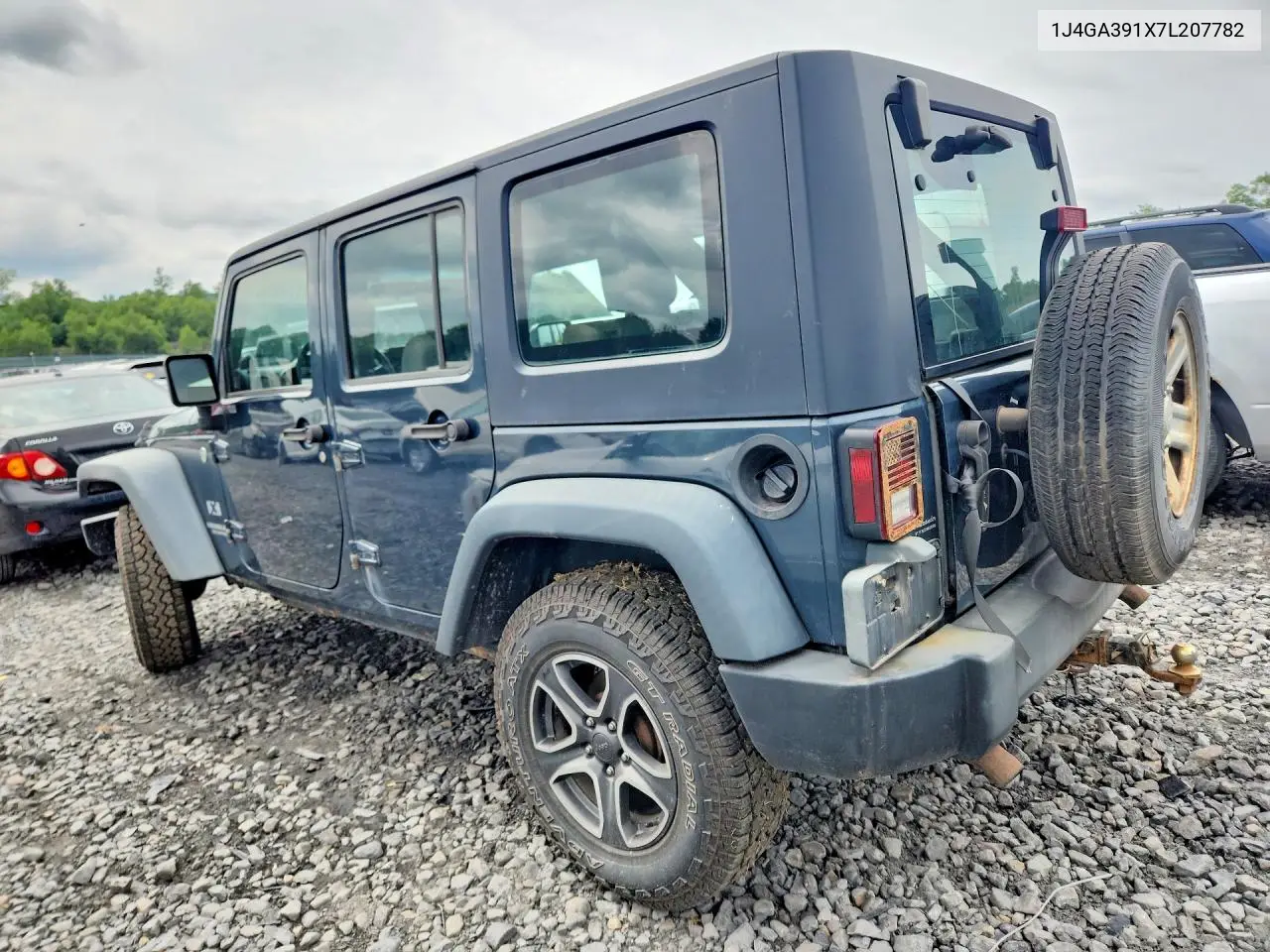 2007 Jeep Wrangler X VIN: 1J4GA391X7L207782 Lot: 60458586
