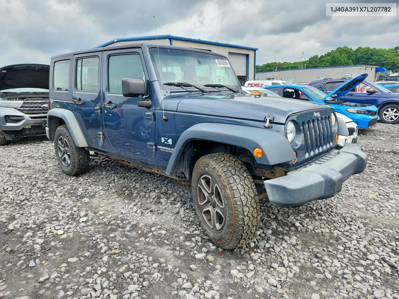 2007 Jeep Wrangler X VIN: 1J4GA391X7L207782 Lot: 60458586
