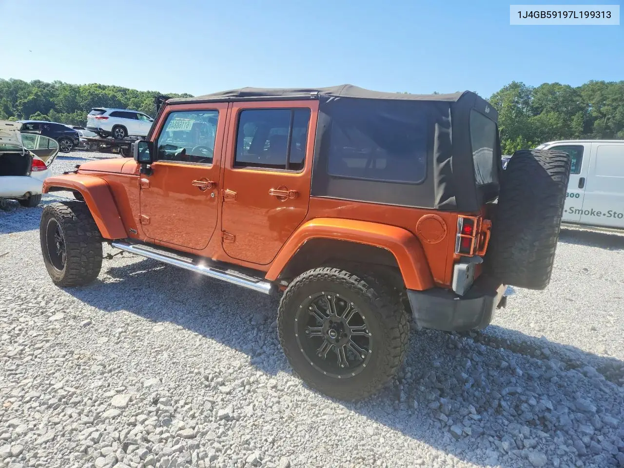 2007 Jeep Wrangler Sahara VIN: 1J4GB59197L199313 Lot: 61168846