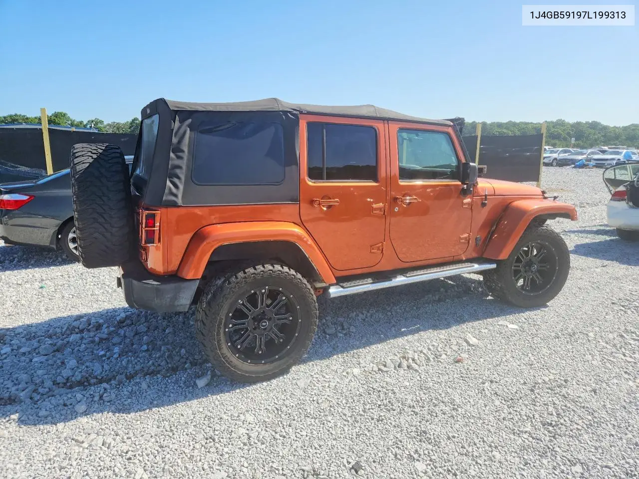 2007 Jeep Wrangler Sahara VIN: 1J4GB59197L199313 Lot: 61168846