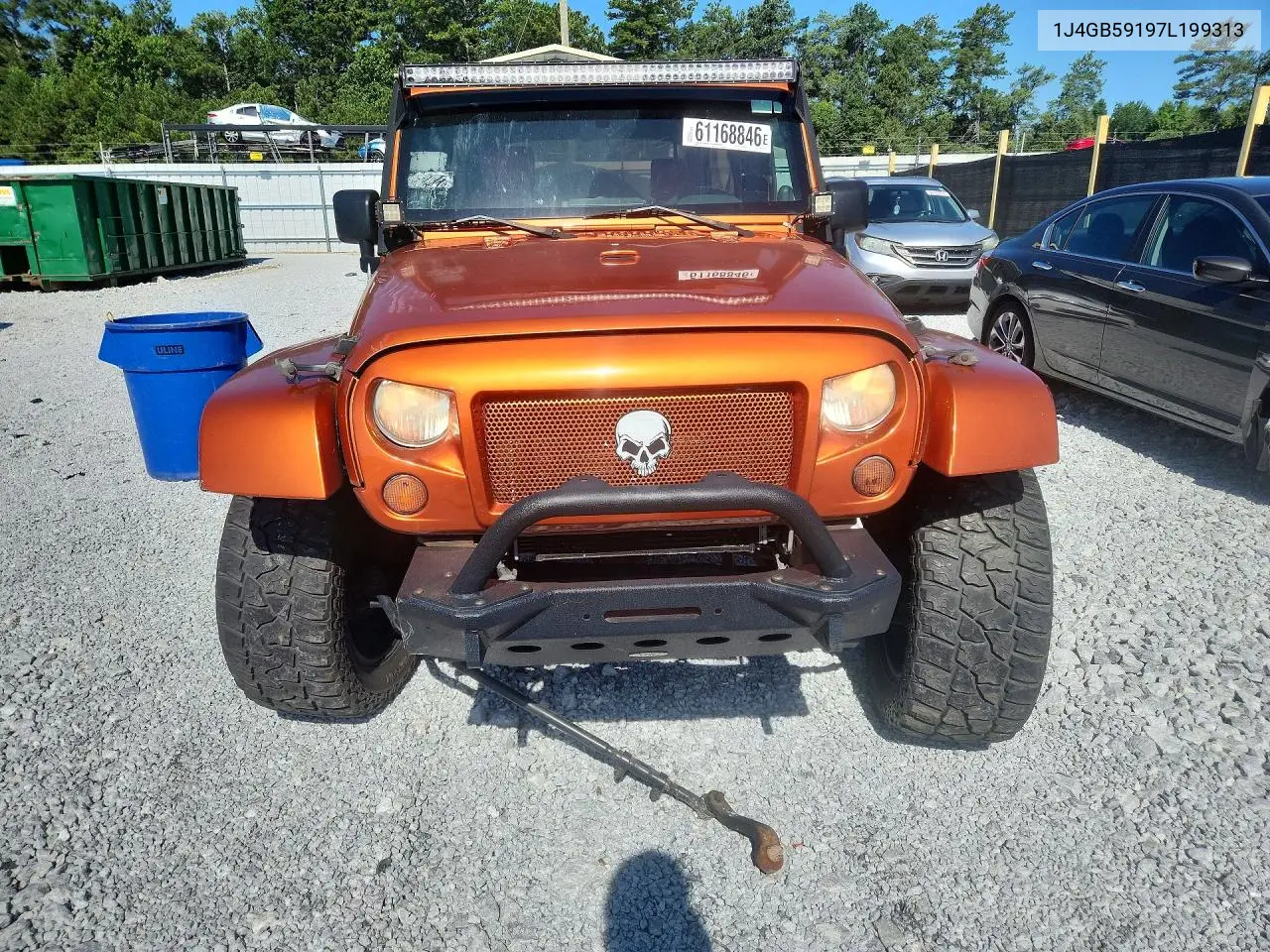 2007 Jeep Wrangler Sahara VIN: 1J4GB59197L199313 Lot: 61168846