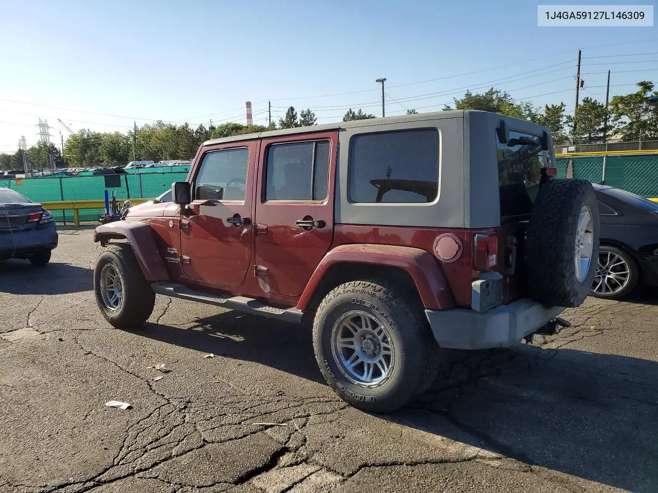 2007 Jeep Wrangler Sahara VIN: 1J4GA59127L146309 Lot: 61912496