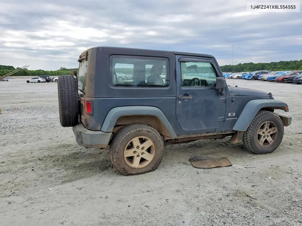 2008 Jeep Wrangler X VIN: 1J4FZ241X8L554553 Lot: 55440656