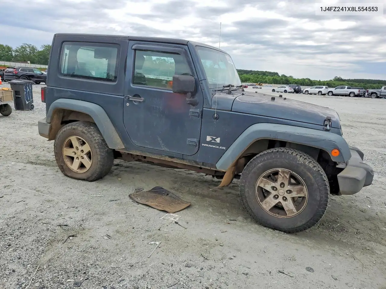 2008 Jeep Wrangler X VIN: 1J4FZ241X8L554553 Lot: 55440656