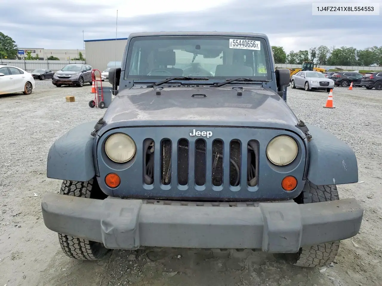 2008 Jeep Wrangler X VIN: 1J4FZ241X8L554553 Lot: 55440656