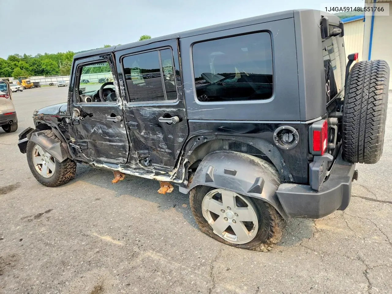 2008 Jeep Wrangler Unlimited Sahara VIN: 1J4GA59148L551766 Lot: 60861096