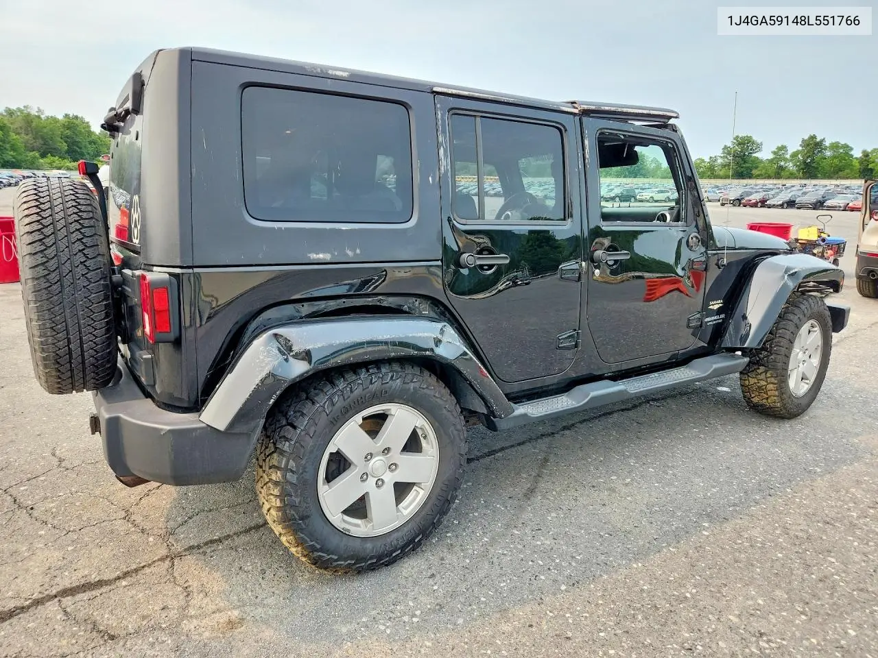 2008 Jeep Wrangler Unlimited Sahara VIN: 1J4GA59148L551766 Lot: 60861096