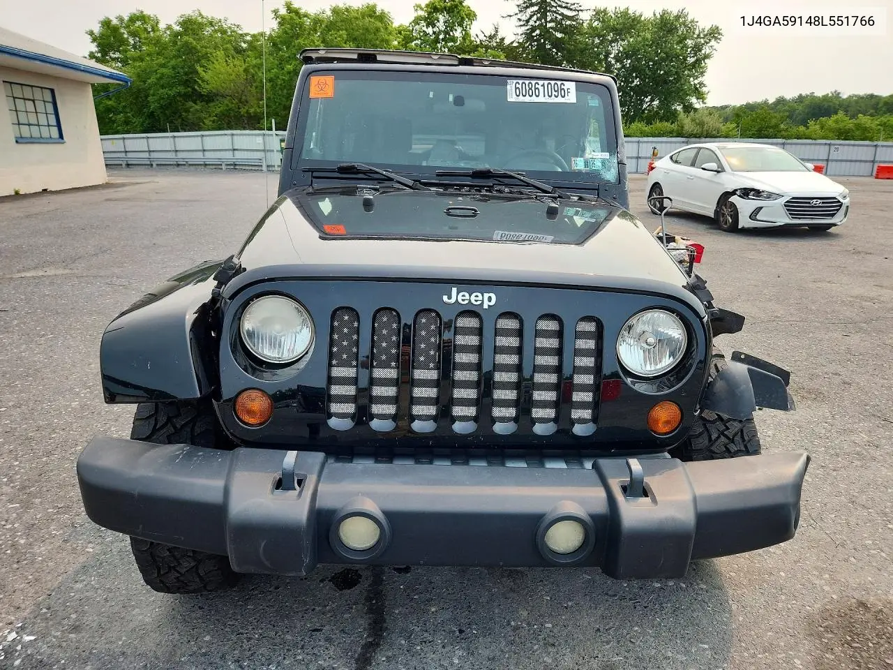 2008 Jeep Wrangler Unlimited Sahara VIN: 1J4GA59148L551766 Lot: 60861096