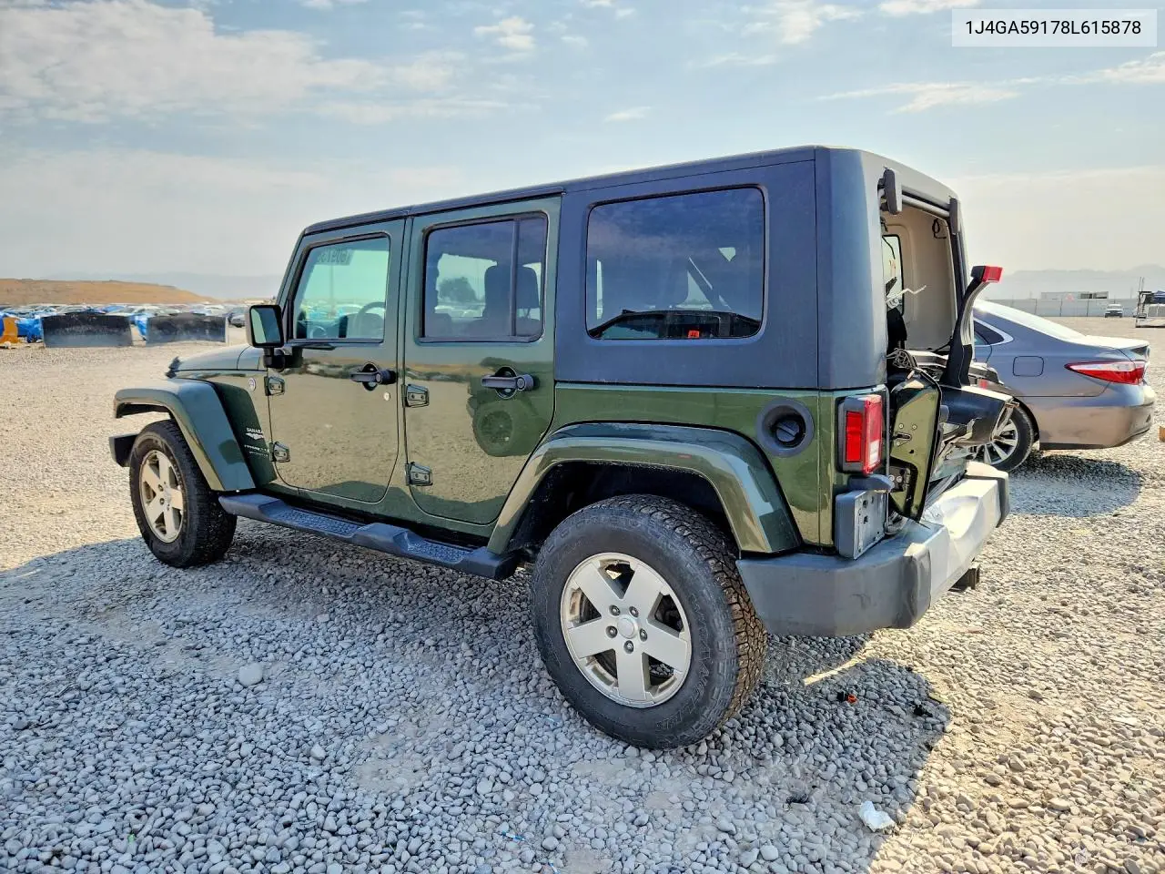 2008 Jeep Wrangler Unlimited Sahara VIN: 1J4GA59178L615878 Lot: 60973026