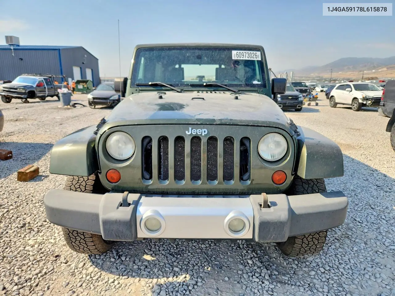 2008 Jeep Wrangler Unlimited Sahara VIN: 1J4GA59178L615878 Lot: 60973026