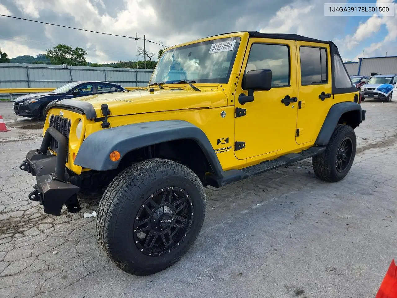 2008 Jeep Wrangler Unlimited X VIN: 1J4GA39178L501500 Lot: 61427086