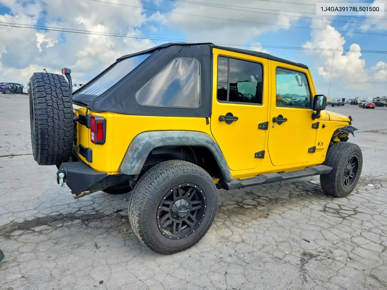 2008 Jeep Wrangler Unlimited X VIN: 1J4GA39178L501500 Lot: 61427086