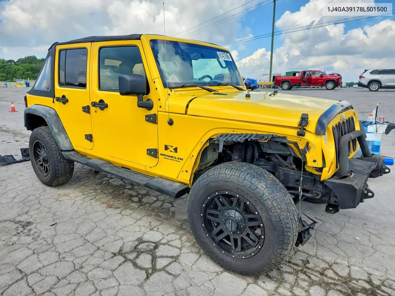 2008 Jeep Wrangler Unlimited X VIN: 1J4GA39178L501500 Lot: 61427086