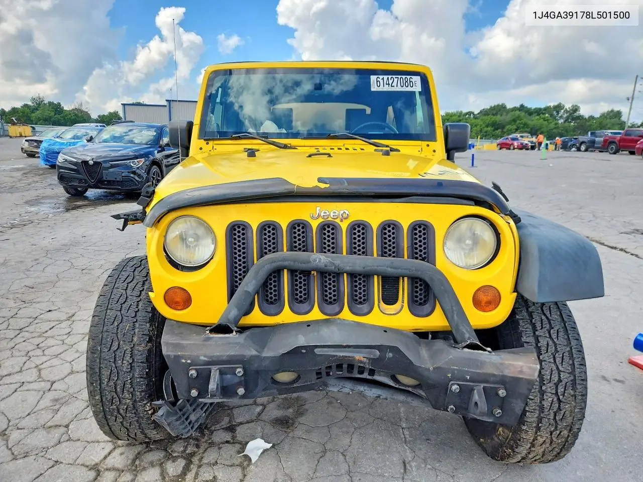 2008 Jeep Wrangler Unlimited X VIN: 1J4GA39178L501500 Lot: 61427086