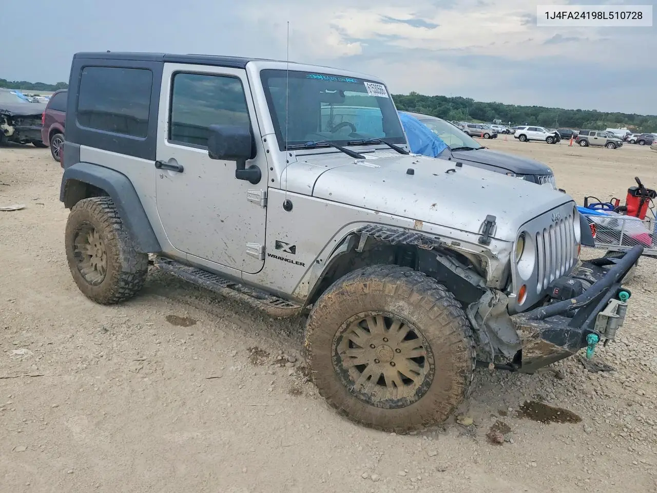 2008 Jeep Wrangler X VIN: 1J4FA24198L510728 Lot: 61530566