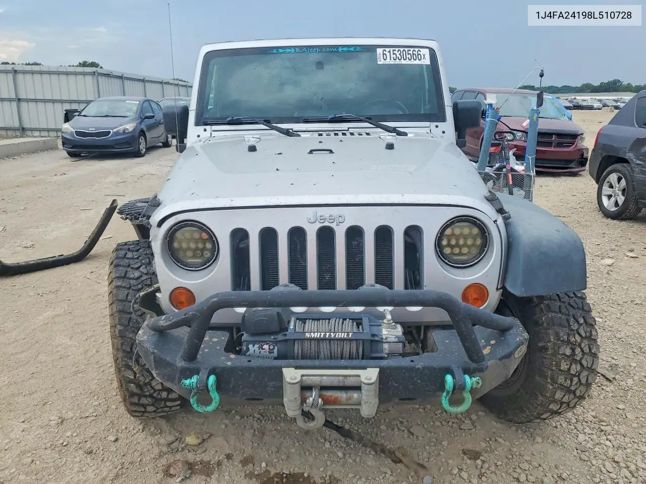 2008 Jeep Wrangler X VIN: 1J4FA24198L510728 Lot: 61530566