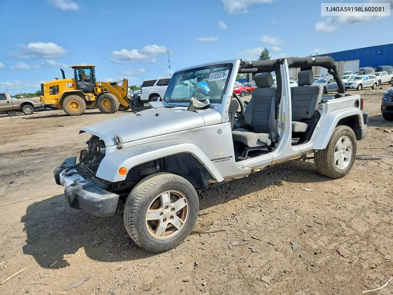 2008 Jeep Wrangler Unlimited Sahara VIN: 1J4GA59198L602081 Lot: 61855376