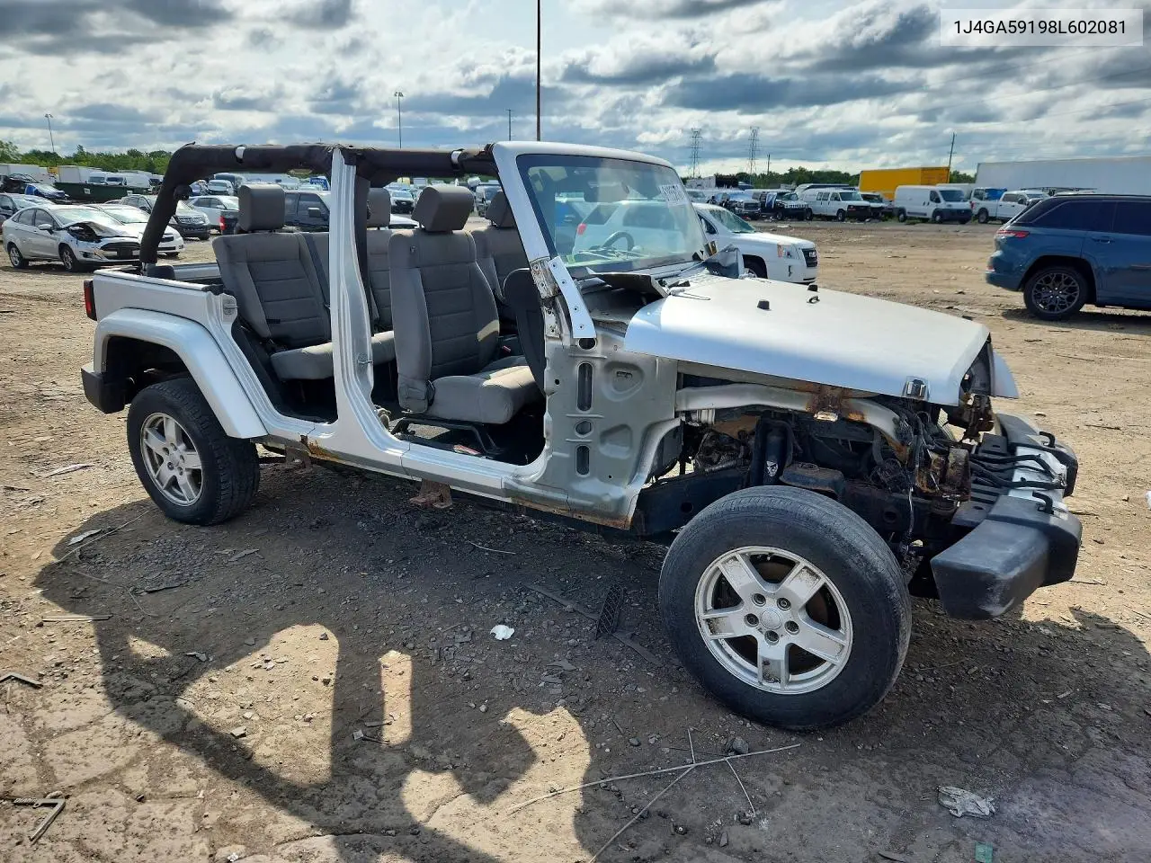 2008 Jeep Wrangler Unlimited Sahara VIN: 1J4GA59198L602081 Lot: 61855376
