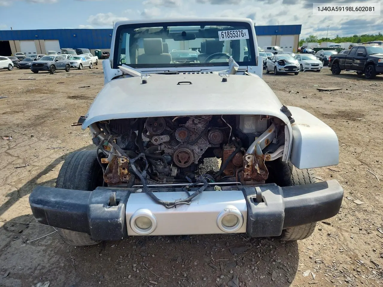 2008 Jeep Wrangler Unlimited Sahara VIN: 1J4GA59198L602081 Lot: 61855376