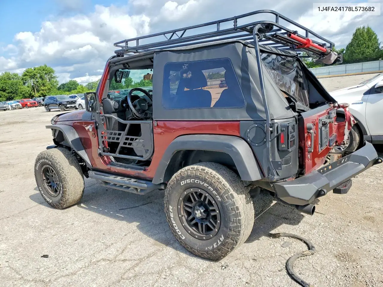 2008 Jeep Wrangler X VIN: 1J4FA24178L573682 Lot: 61915726