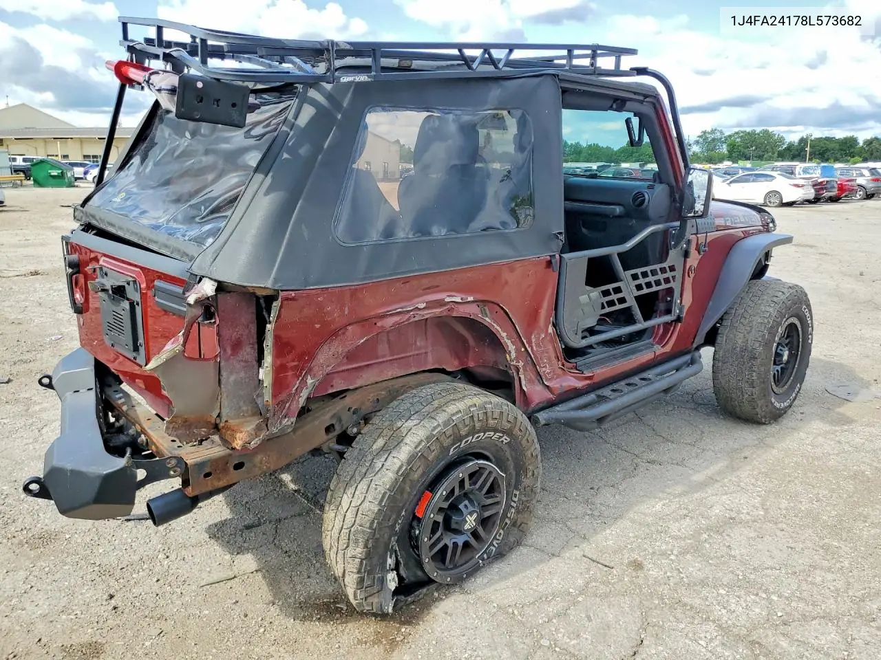 2008 Jeep Wrangler X VIN: 1J4FA24178L573682 Lot: 61915726