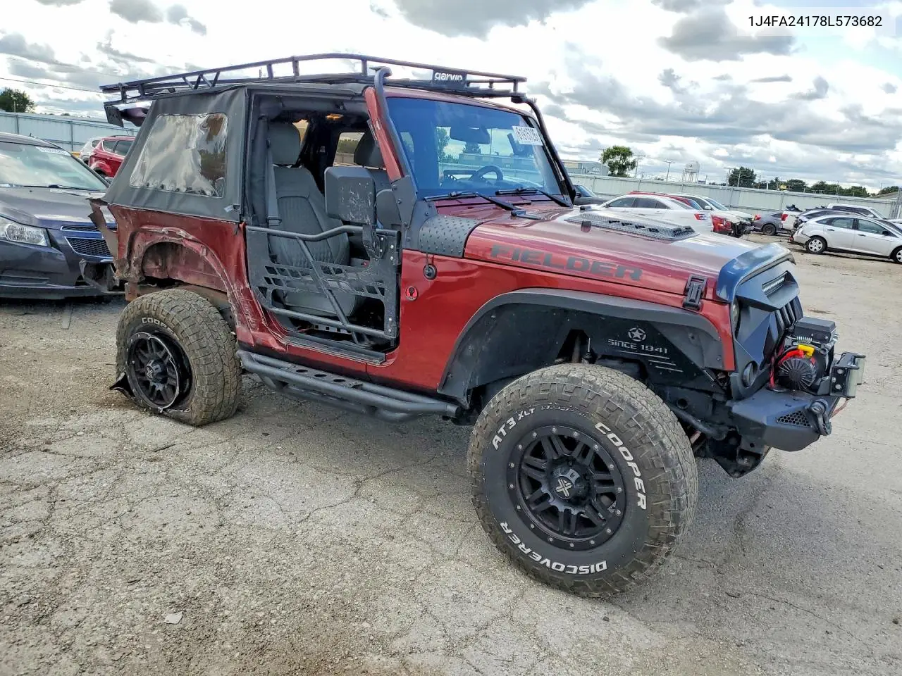 2008 Jeep Wrangler X VIN: 1J4FA24178L573682 Lot: 61915726